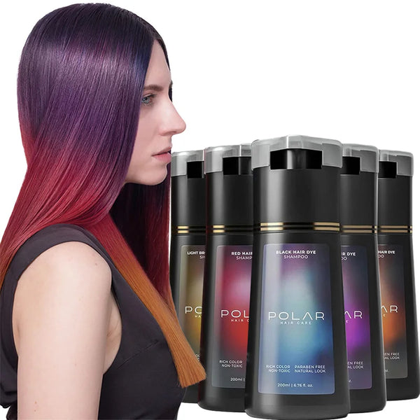 Polar Black Hair Color Shampoo